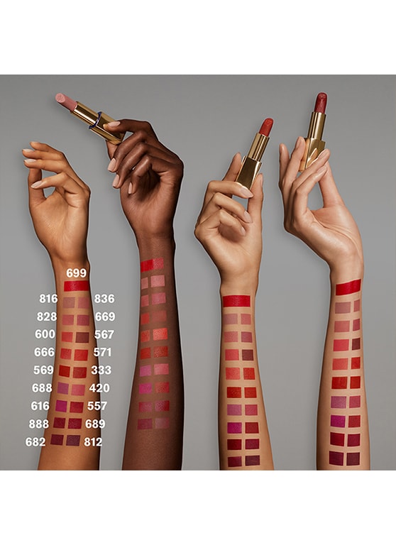 lápiz labial mate de color puro