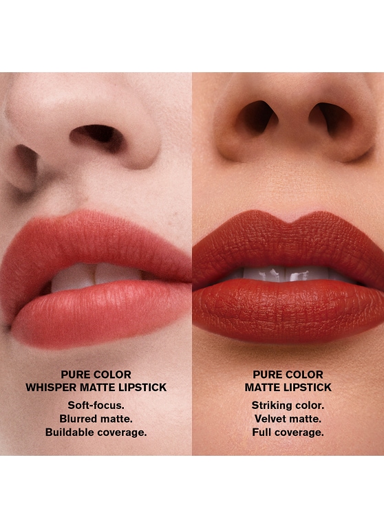 lápiz labial mate pure color whisper