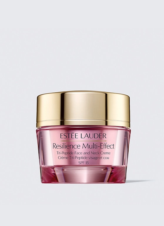 crema facial y cuello multiefecto resilience tri-peptide fps 15